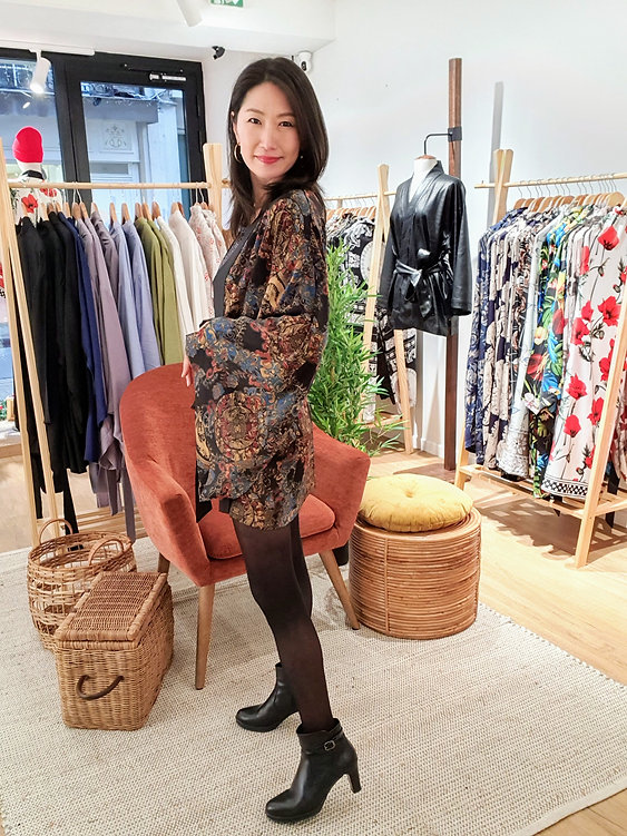 Veste Kimono Courte dragon et phoenix vietnamiens – Image 3