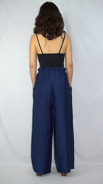 Pantalon Kimono bleu marine – Image 3
