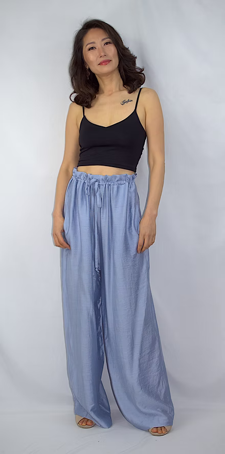 Pantalon Kimono bleu pâle